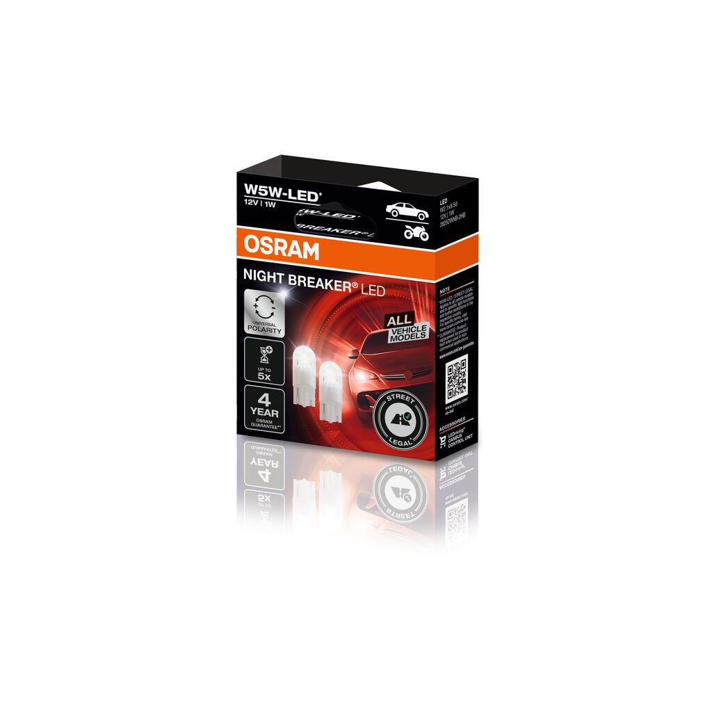 Żarówka LED W5W Night Breaker LED GEN 2 (2 szt.) 5700k 12V 1W