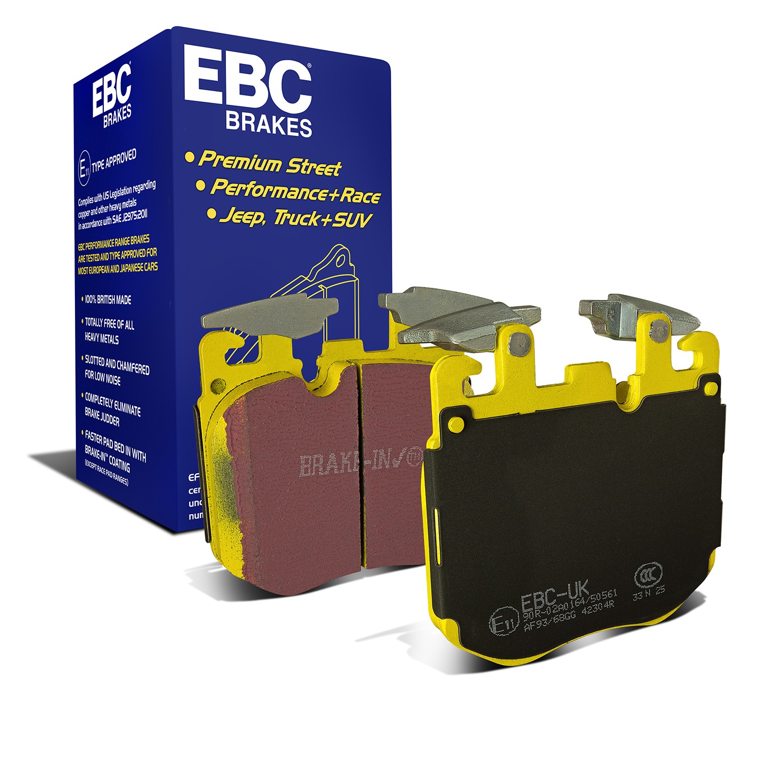 Bremžu kluču komplekts, paaugstinātas veiktspējas EBC BRAKES DP42304R