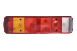 Rear lamp L (with plate lighting, side clearance, connector: AMP 1.5/Side Bayonet 7PIN) fits: SCANIA 4; VOLVO FH12, FH16, FM12 08.93-