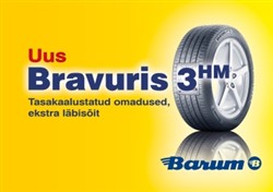 BARUM Bravuris 3HM Padanga vasarinė lengvųjų 225/55R16 LOBA 95V BRAV3_4