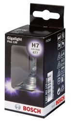 Žarulja H7 halogen Gigalight Plus 120% (kutija, 1 kom., 12V, 55W, tip gedore PX26D; do 120% veća svjetlina