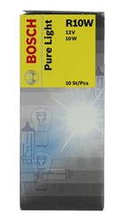 Light bulb R10W (10 pcs) Pure Light 12V 10W_1