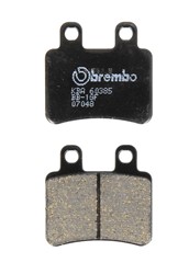 Klocki hamulcowe 07048CC BREMBO carbon / ceramic, przeznaczenie skuter pasuje do DERBI; ITALJET; PEUGEOT