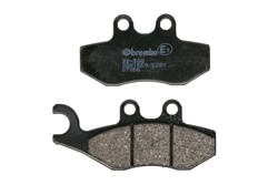 Brake pads 07056 BREMBO carbon / ceramic, intended use scooters fits APRILIA; BETA; DERBI; GILERA; PEUGEOT; PIAGGIO/VESPA; RIEJU; TRIUMPH_0