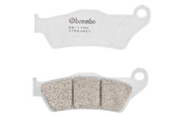 Brake pads 07BB04SX BREMBO sinter, intended use offroad fits APRILIA; CAGIVA; DUCATI; GAS GAS; GILERA; HUSABERG; HUSQVARNA; KTM; MBK; PIAGGIO/VESPA; SUZUKI; YAMAHA