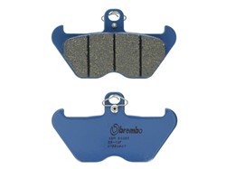 Brake pads 07BB2407 BREMBO carbon / ceramic, intended use oe equivalent fits BETA; BMW