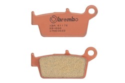 Brake pads 07HO26SD BREMBO sinter, intended use offroad fits YAMAHA
