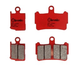Brake pads 07HO37SA BREMBO sinter, intended use route