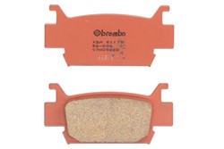 Brake pads 07HO58SD BREMBO sinter, intended use offroad fits HONDA