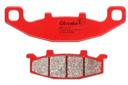 Brake pads 07KA09SA BREMBO sinter, intended use route fits KAWASAKI; SUZUKI
