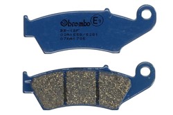 Brake pads 07KA1705 BREMBO carbon / ceramic, intended use route fits APRILIA; BETA; CANNONDALE; GAS GAS; HONDA; KAWASAKI; SUZUKI; YAMAHA