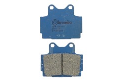 Brake pads 07YA1207 BREMBO carbon / ceramic, intended use route fits YAMAHA_0