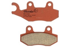 Brake pads 07YA22SD BREMBO sinter, intended use offroad fits CAGIVA; CPI; DAELIM; HYOSUNG; KAWASAKI