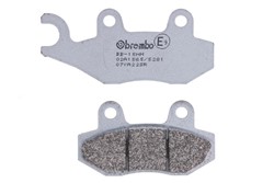 Brake pads 07YA22SR BREMBO sinter, intended use racing/route fits KAWASAKI; TRIUMPH