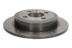 Brake disc Xtra (1 pcs) rear L/R fits MINI (R50, R53), (R52), (R56), (R57), (R58), (R59), CLUBMAN (R55), CLUBVAN (R55)