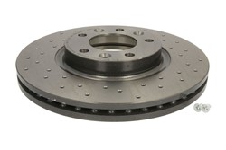 Brake disc Xtra (1 pcs) front L/R fits CITROEN JUMPER I, XM; PEUGEOT 407, 508 I, 508/KOMBI, 605, 607, BOXER
