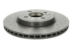 Brake disc Xtra (1 pcs) front L/R fits MINI (R56), (R57), (R58), (R59), CLUBMAN (R55), CLUBVAN (R55)