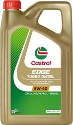 Variklių alyva CASTROL Edge Titanium FST (5L) EDGE TURBO DIESEL 5W40 5L