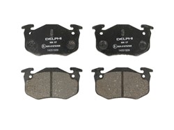 Brake Pad Set, disc brake LP0699