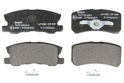 Brake Pad Set, disc brake LP1691