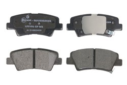 Brake Pad Set, disc brake LP2195