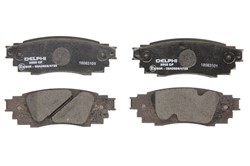 Brake Pad Set, disc brake LP3392_0