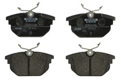 Brake pads - professional DS 2500 rear FCP1113H fits ALFA ROMEO; FIAT; LANCIA