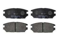 Brake pads - professional DS 2500 rear FCP1280H fits MITSUBISHI