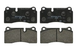 Brake pads - professional DS 2500 rear FCP1281H fits AUDI Q7, R8, R8 SPYDER; JAGUAR XJ, XK 8