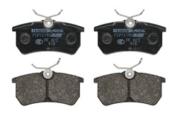 Brake pads - professional DS 2500 rear FCP1319H fits FORD