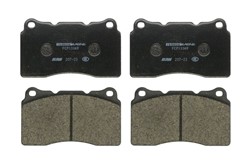 Brake pads - professional DS 3000 front FCP1334R_0