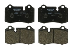Brake pads - professional DS 3000 front FCP1348R fits DS; VOLVO; CHRYSLER; CITROEN; FORD; JAGUAR; PEUGEOT; SEAT
