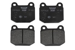 Brake pads - professional DS 2500 rear FCP1562H fits INFINITI; LOTUS; MITSUBISHI; NISSAN; OPEL; SUBARU