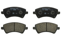 Brake pads - professional DS 2500 front FCP1573H fits TOYOTA COROLLA