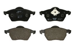 Brake pads - professional DS 2500 rear FCP1717H fits AUDI; SKODA; VW