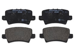 Brake pads - professional DS 2500 rear FCP1862H fits HONDA CIVIC IX, CIVIC VIII