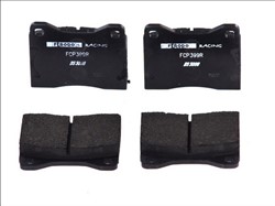 Brake pads - professional DS 3000 front FCP399R fits FORD SIERRA II