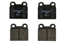 Brake pads - professional DS 2500 rear FCP3H fits ALFA ROMEO; BMW; SAAB