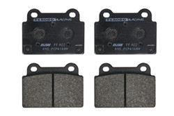 Brake pads - professional DS 2500 rear FCP4168H fits MITSUBISHI LANCER VIII