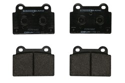 Brake pads - professional DSUNO rear FCP4168Z fits MITSUBISHI LANCER VIII