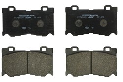 Brake pads - professional DS 2500 front FCP4172H fits INFINITI; NISSAN; TOYOTA