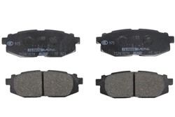 Brake pads - professional DS 2500 rear FCP4187H fits SUBARU; TOYOTA