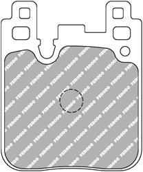 Bremžu kluču komplekts, autosportam FERODO FCP4663W