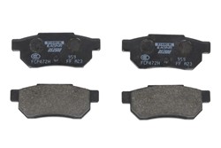 Brake pads - professional DS 2500 rear FCP472H fits ACURA; HONDA; ROVER