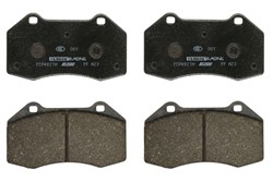 FERODO Brake Pad Set, disc brake FCP4821H