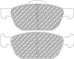 Brake pads - professional DS 2500 no road approval; front, fits: HONDA CIVIC IX, CIVIC X 1.0-2.2D 02.12-12.22