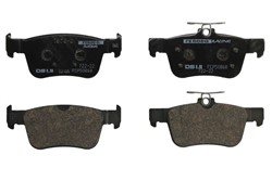Brake pads - professional DS1.11 rear FCP5086W fits HONDA CIVIC X, E