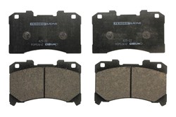 Brake pads - professional DSUNO front FCP5261Z fits TOYOTA YARIS