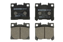 Brake pads - professional DSUNO rear FCP5262Z fits TOYOTA YARIS