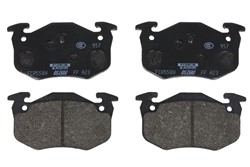 Brake pads - professional DS 2500 rear FCP558H fits CITROEN; PEUGEOT; RENAULT